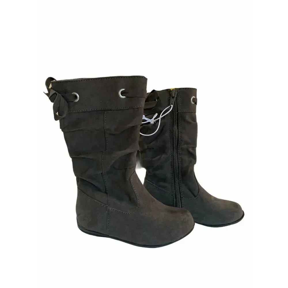 Harper‎ Canyon grey suade bow boots girls kids
